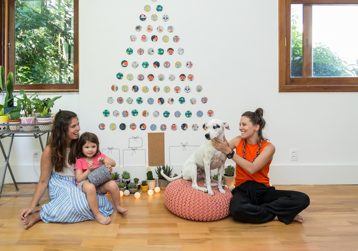 Natal criativo com árvore DIY